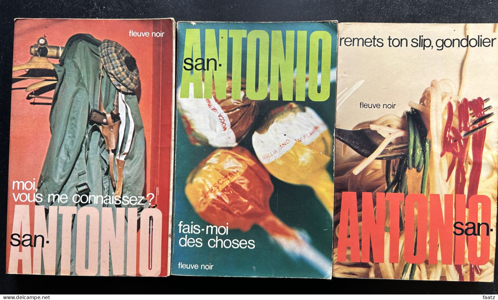 San Antonio (Policier - Fleuve Noir - 13 Volumes 1968-1978) - Bücherpakete