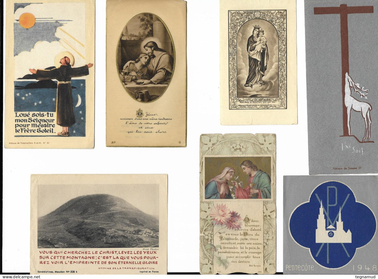 IMAGES PIEUSES Anciennes (lot De 30) - Religion &  Esoterik