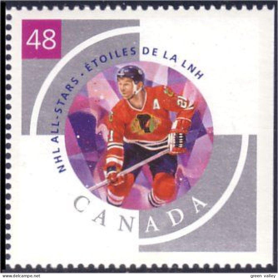 Canada Hockey Stan Mikita MNH ** Neuf SC (C19-71d) - Hockey (Ice)