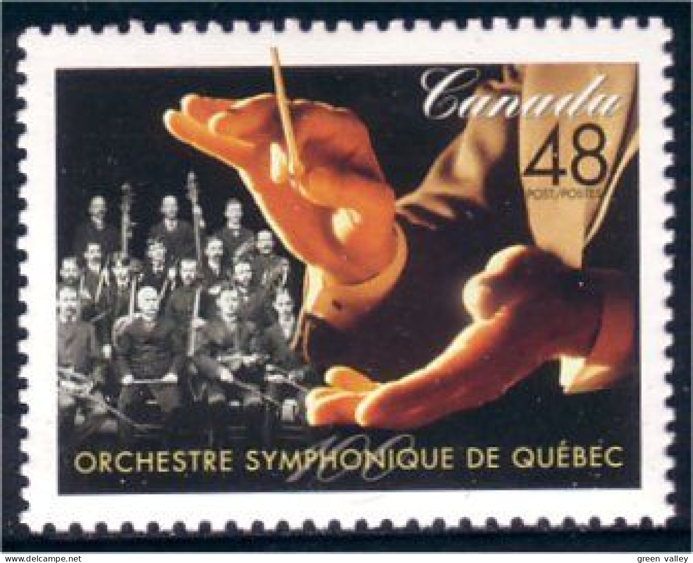 Canada Orchestre Quebec Symphonique Orchestra MNH ** Neuf SC (C19-68c) - Otros & Sin Clasificación