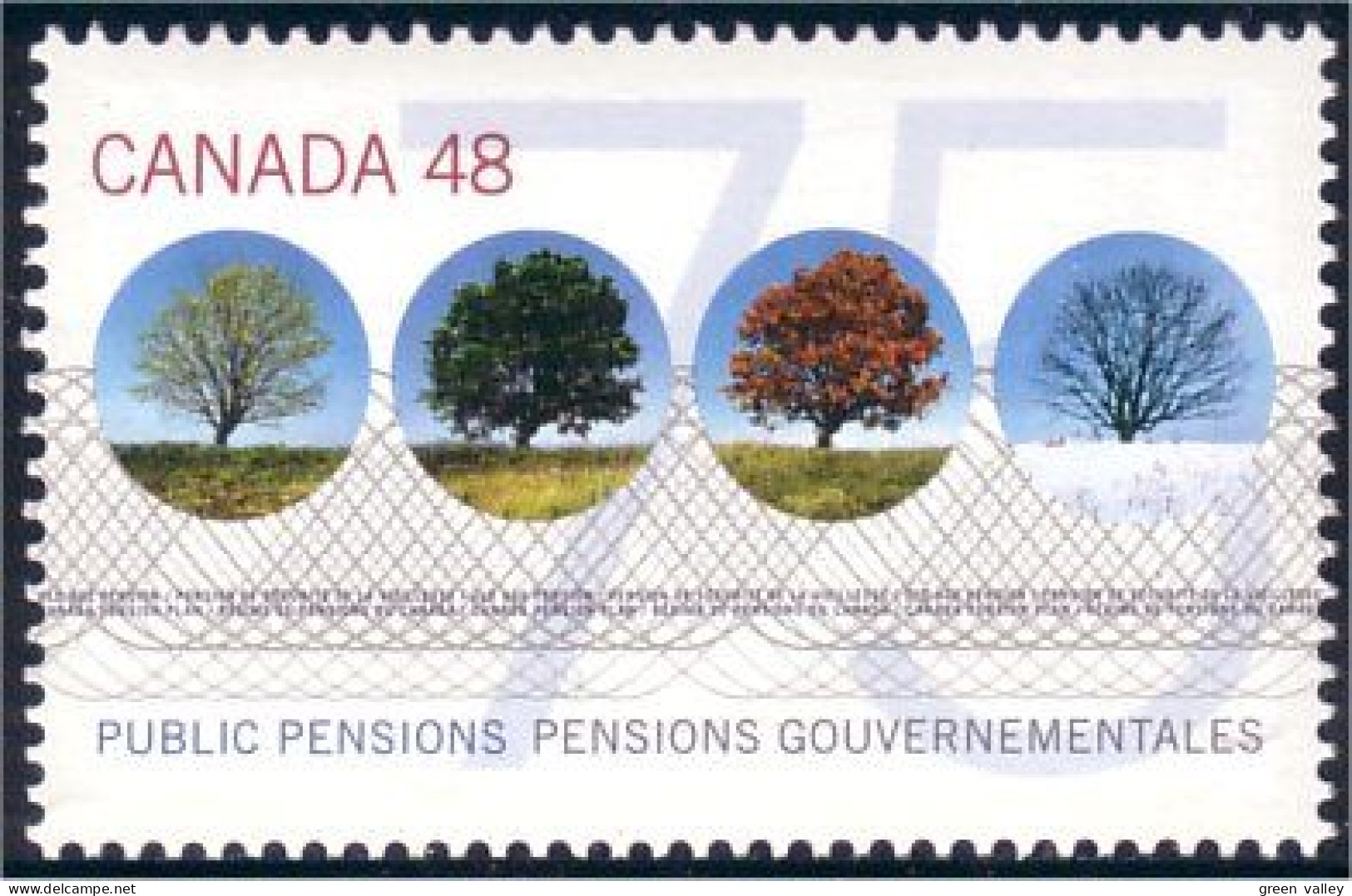 Canada Arbres 4 Saisons 4 Seasons Tree MNH ** Neuf SC (C19-59b) - Bomen