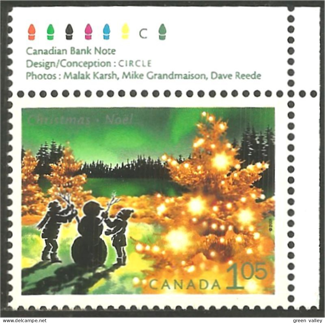 Canada Noel Christmas Arbre Sapin Tree MNH ** Neuf SC (C19-24urb) - Noël