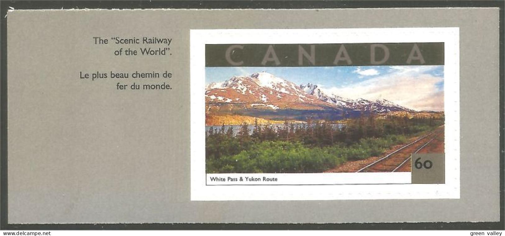 Canada White Pass Yukon Route Tour Scenic Train Railway MNH ** Neuf SC (C19-03cc) - Autres & Non Classés