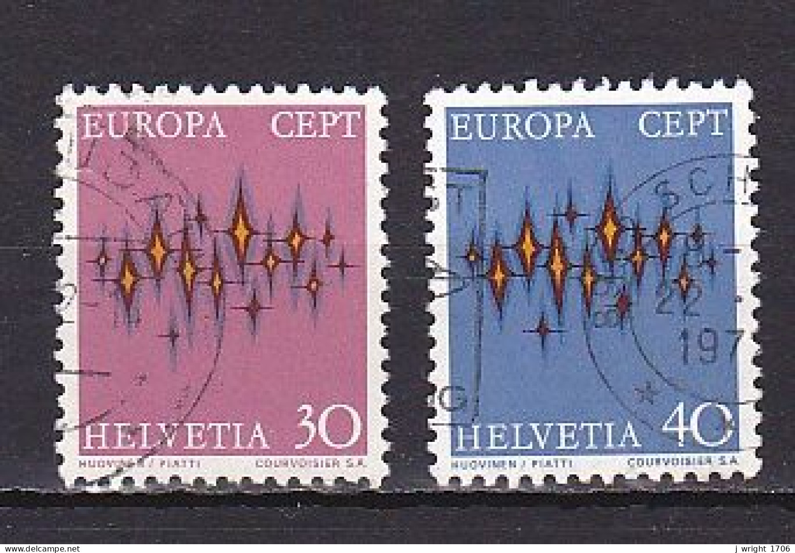 Switzerland, 1972, Europa CEPT, Set, USED - Used Stamps