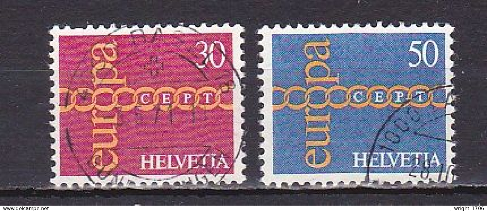 Switzerland, 1971, Europa CEPT, Set, USED - Gebraucht