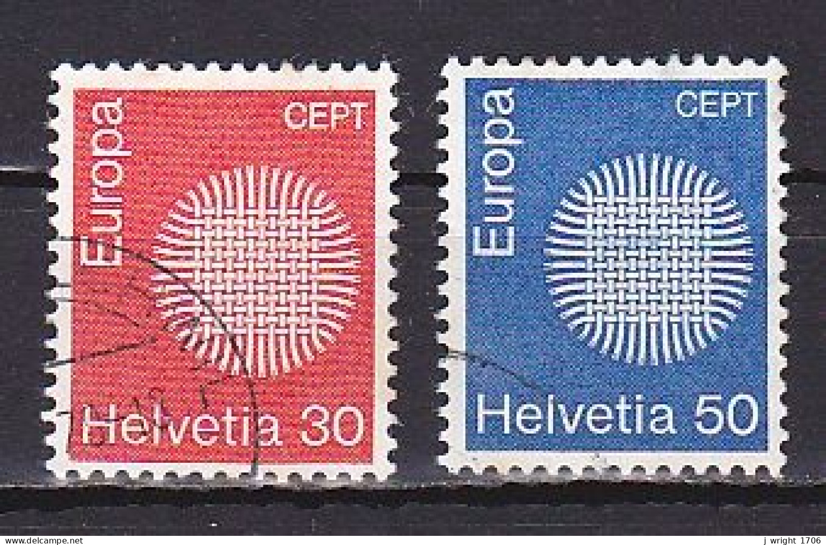 Switzerland, 1970, Europa CEPT, Set, USED - Gebruikt