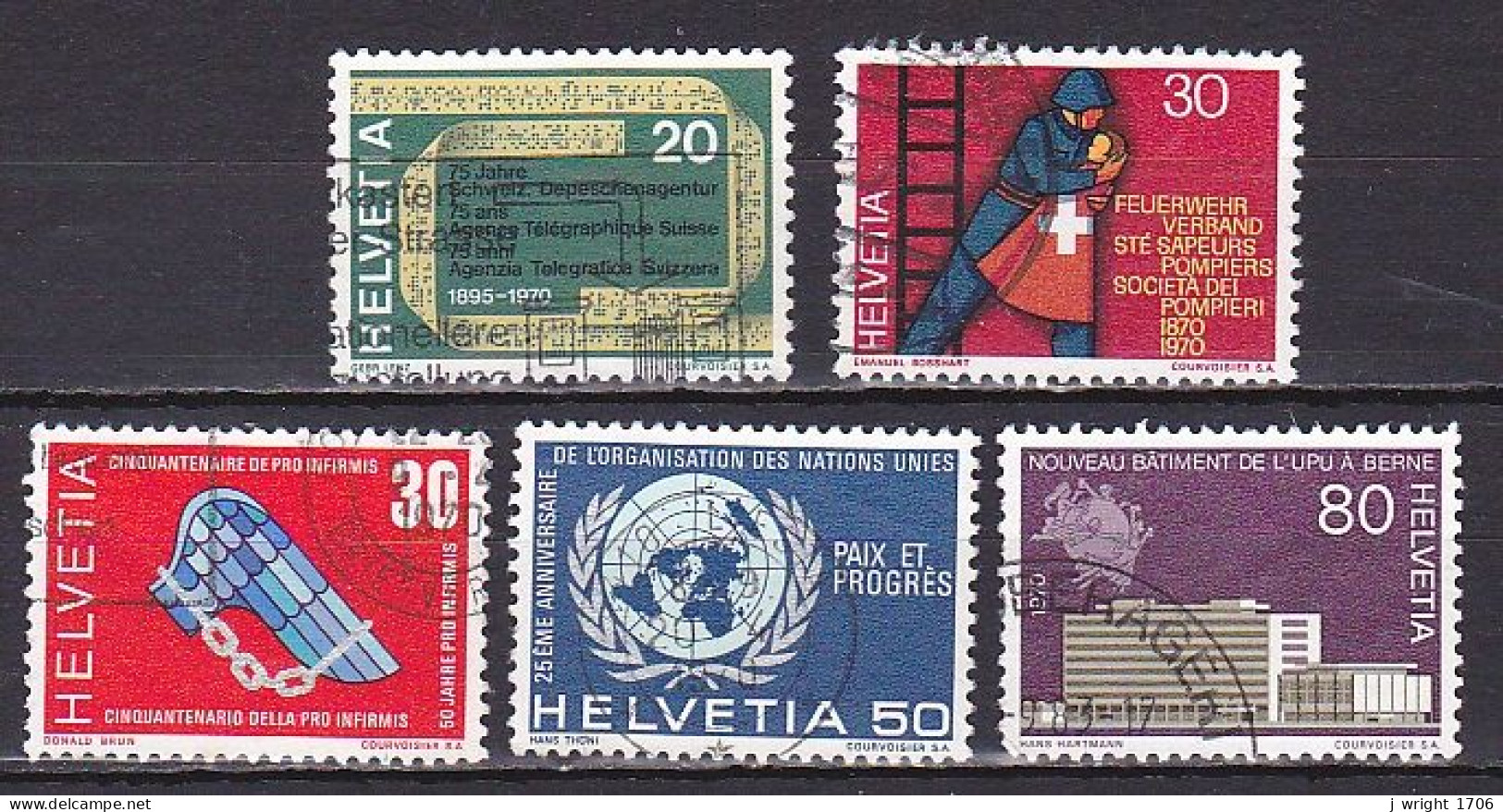 Switzerland, 1970, Publicity Issue, Set, USED - Used Stamps