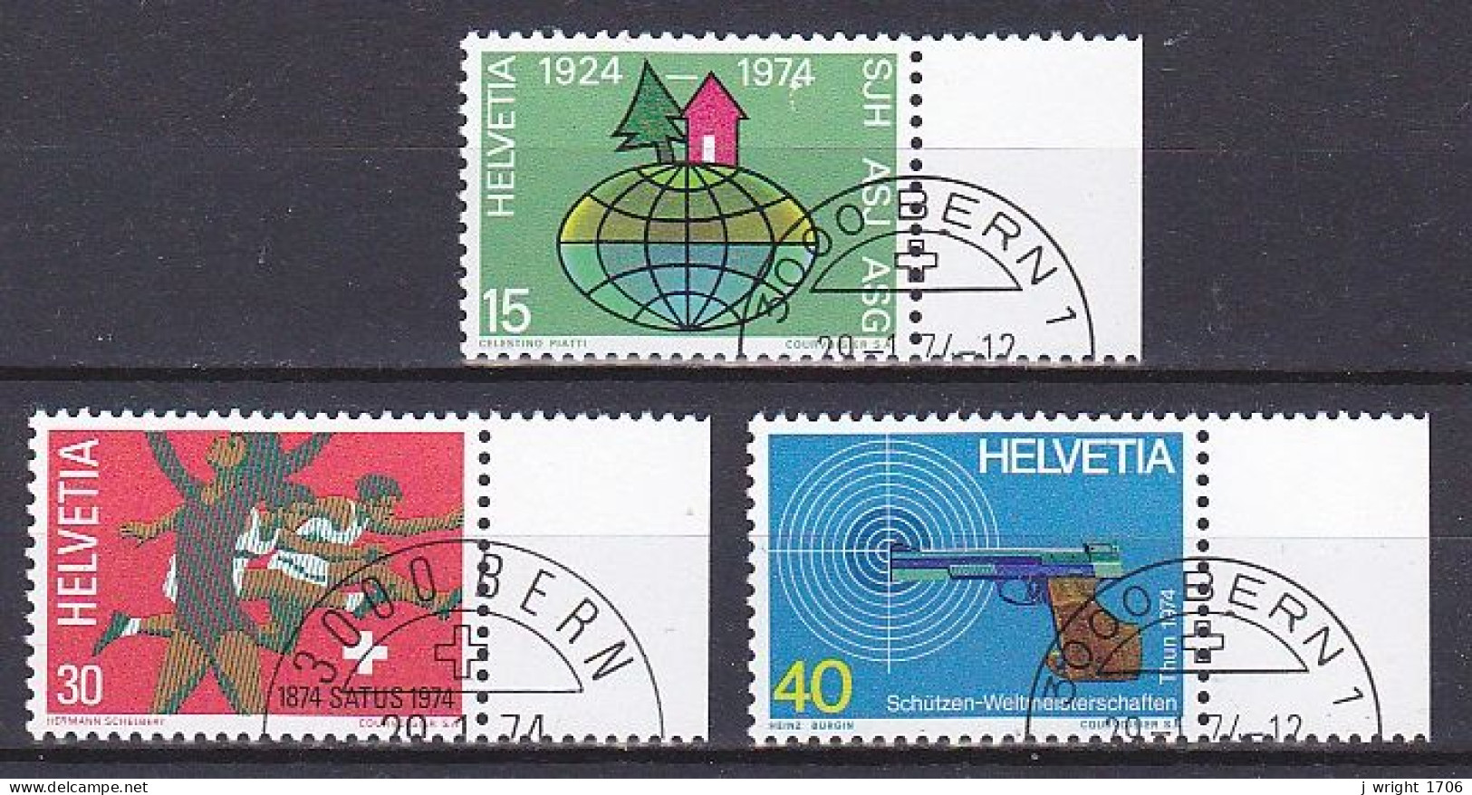 Switzerland, 1974, Publicity Issue, Set, CTO - Used Stamps