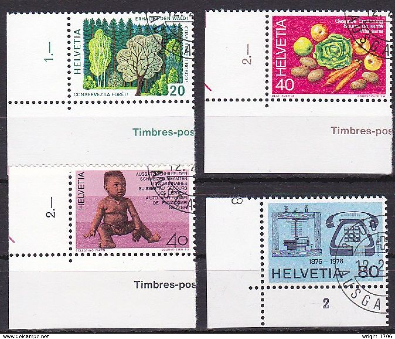 Switzerland, 1976, Publicity Issue, Set, CTO - Used Stamps