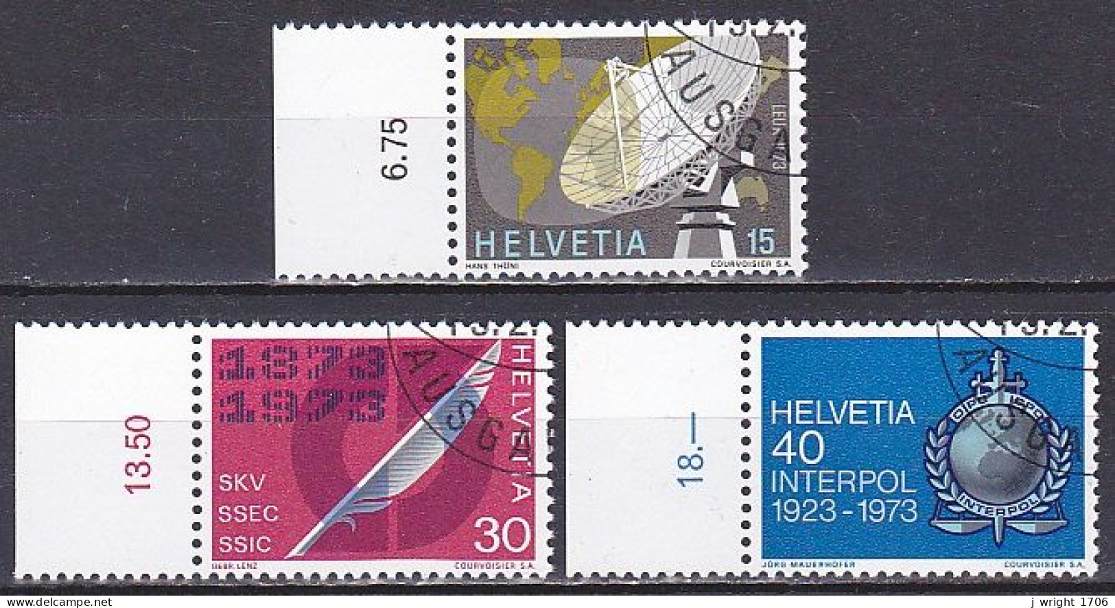 Switzerland, 1973, Publicity Issue, Set, CTO - Used Stamps