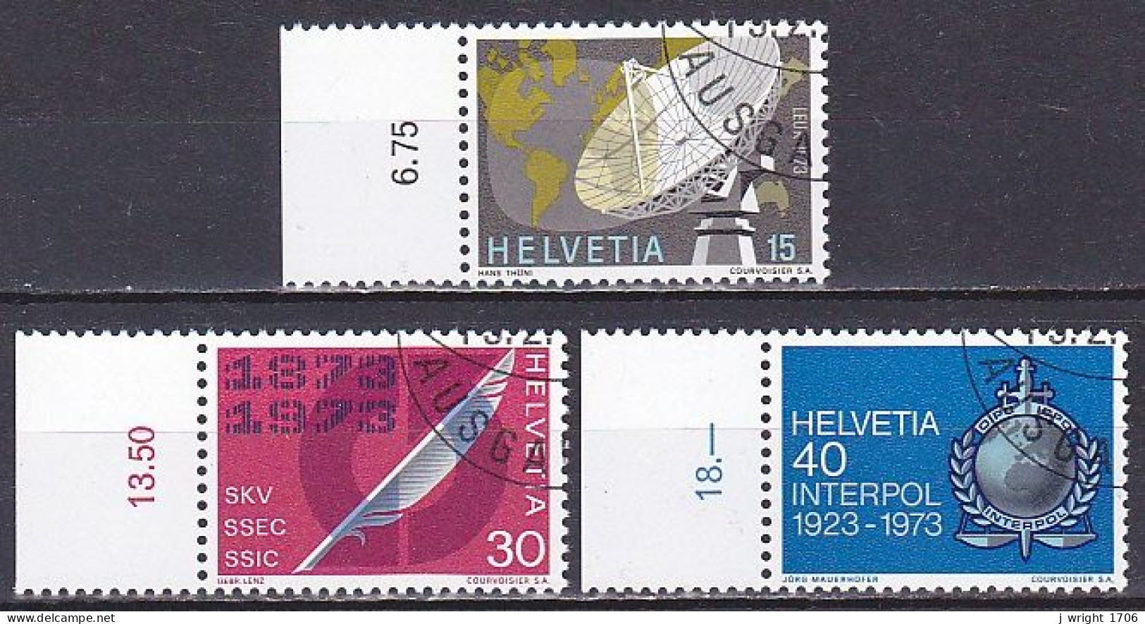 Switzerland, 1973, Publicity Issue, Set, CTO - Gebruikt