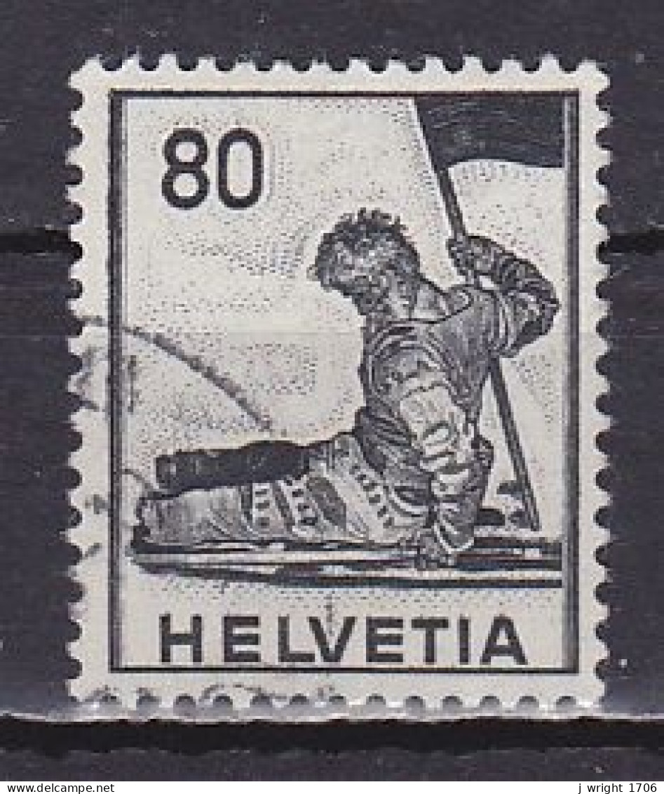 Switzerland, 1941, Historical Images/Dying Soldier, 80c, USED - Used Stamps