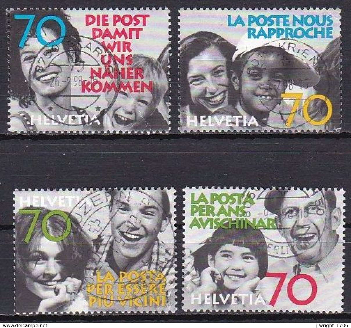 Switzerland, 1997, Postal Service, Set, USED - Oblitérés