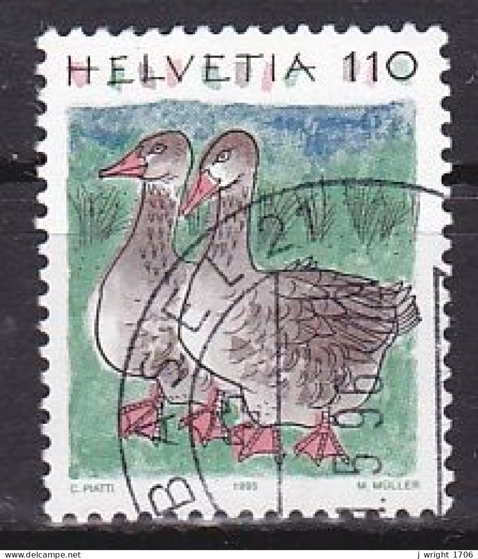 Switzerland, 1994, Animals/Geese, 110c, USED - Usados