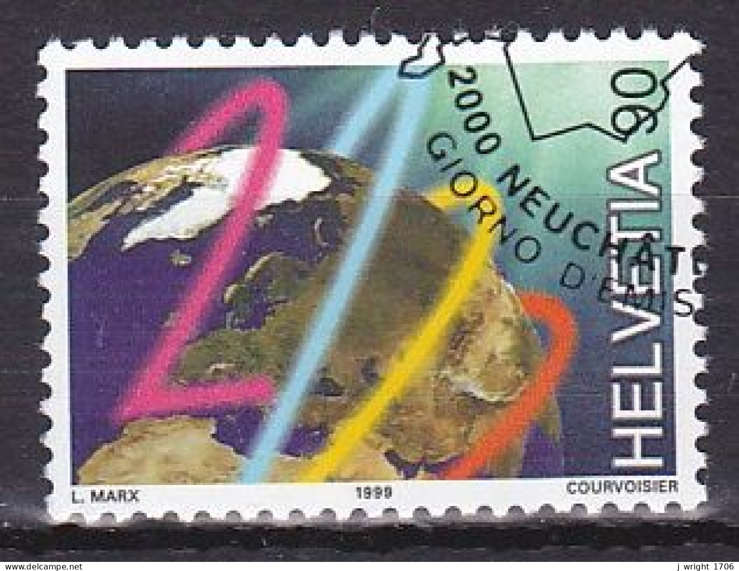 Switzerland, 1999, Millenium, 90c, CTO - Usados