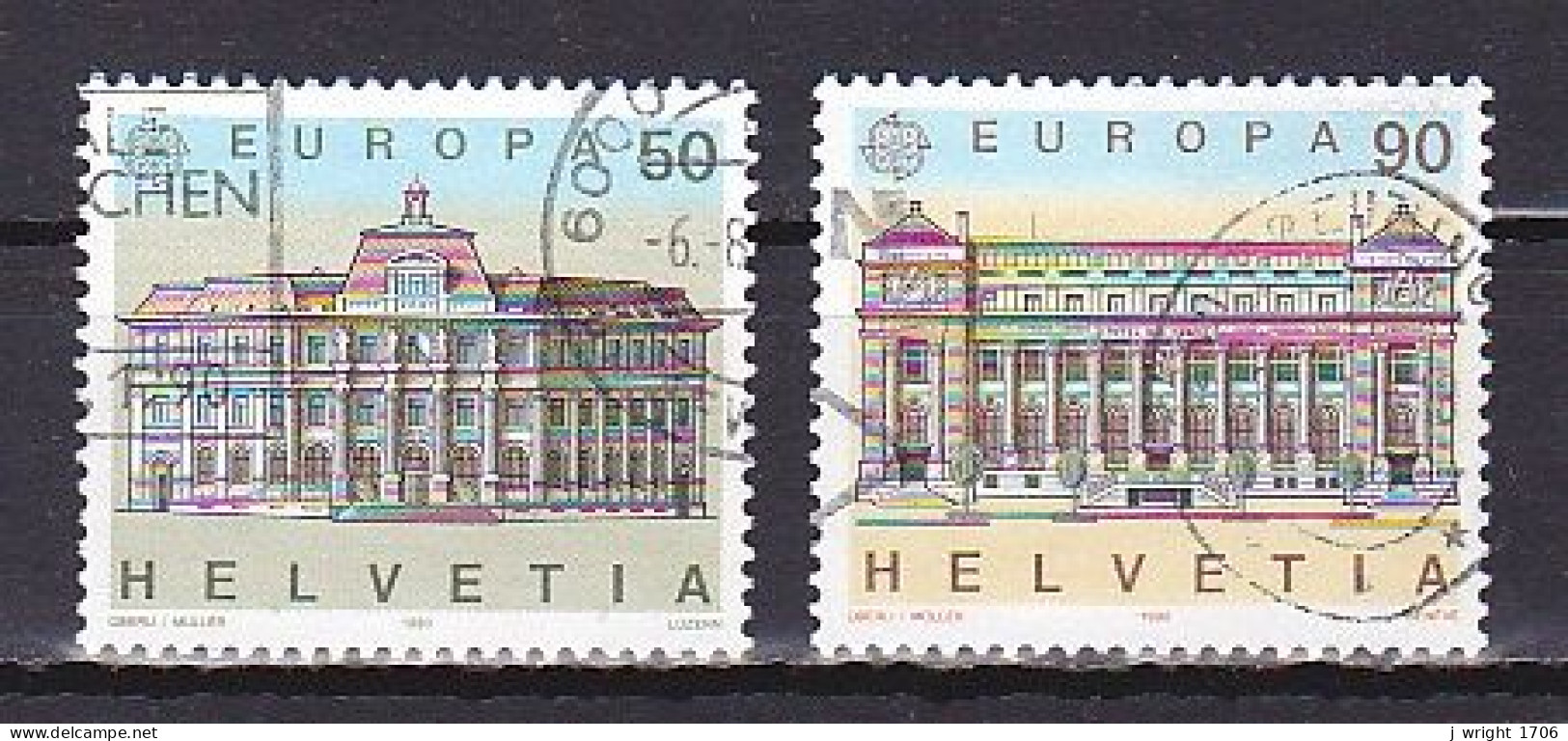 Switzerland, 1990, Europa CEPT, Set, USED - Oblitérés