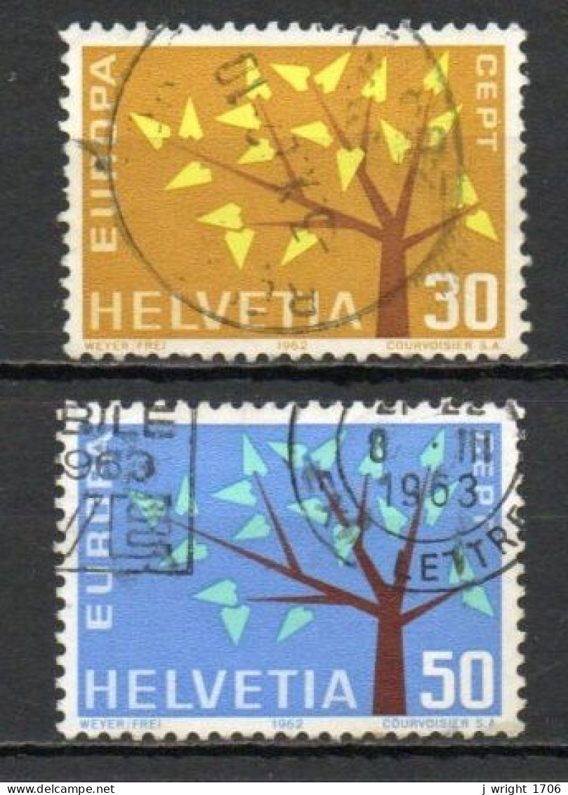 Switzerland, 1962, Europa CEPT, Set, USED - Gebruikt