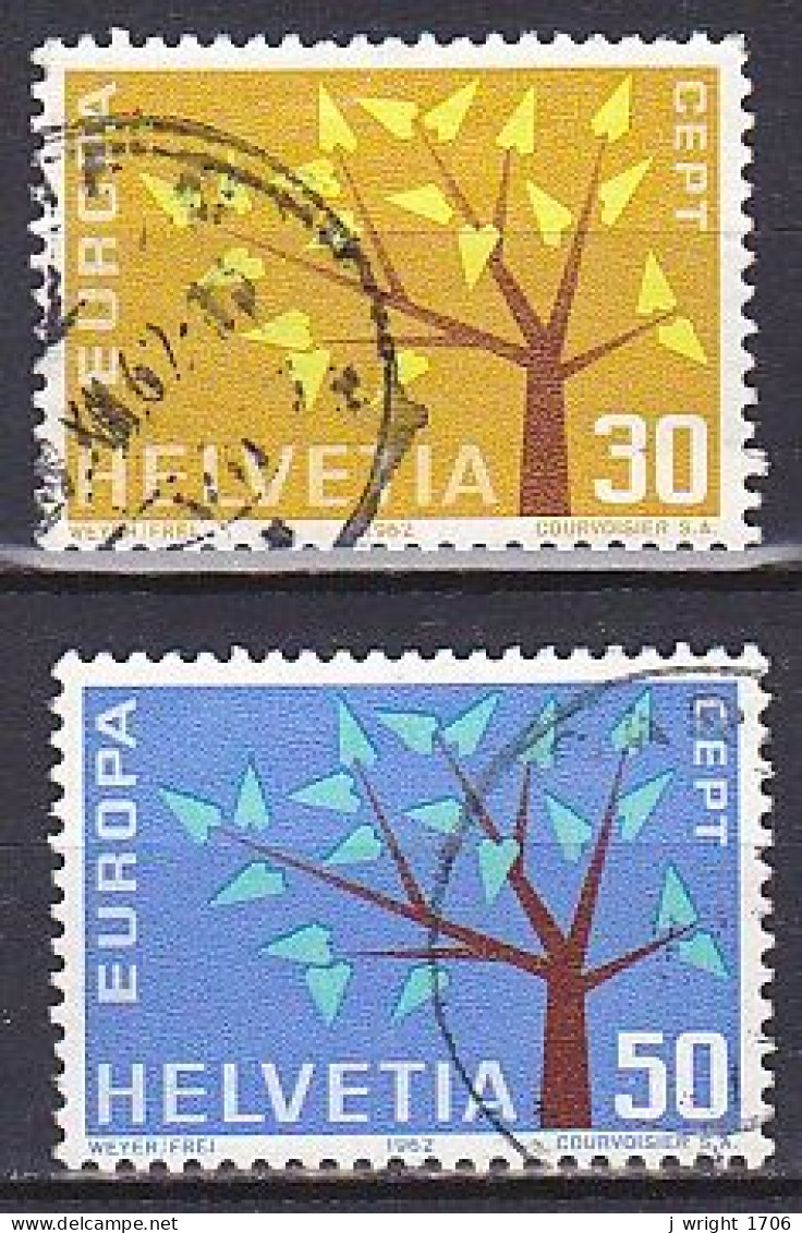 Switzerland, 1962, Europa CEPT, Set, USED - Used Stamps