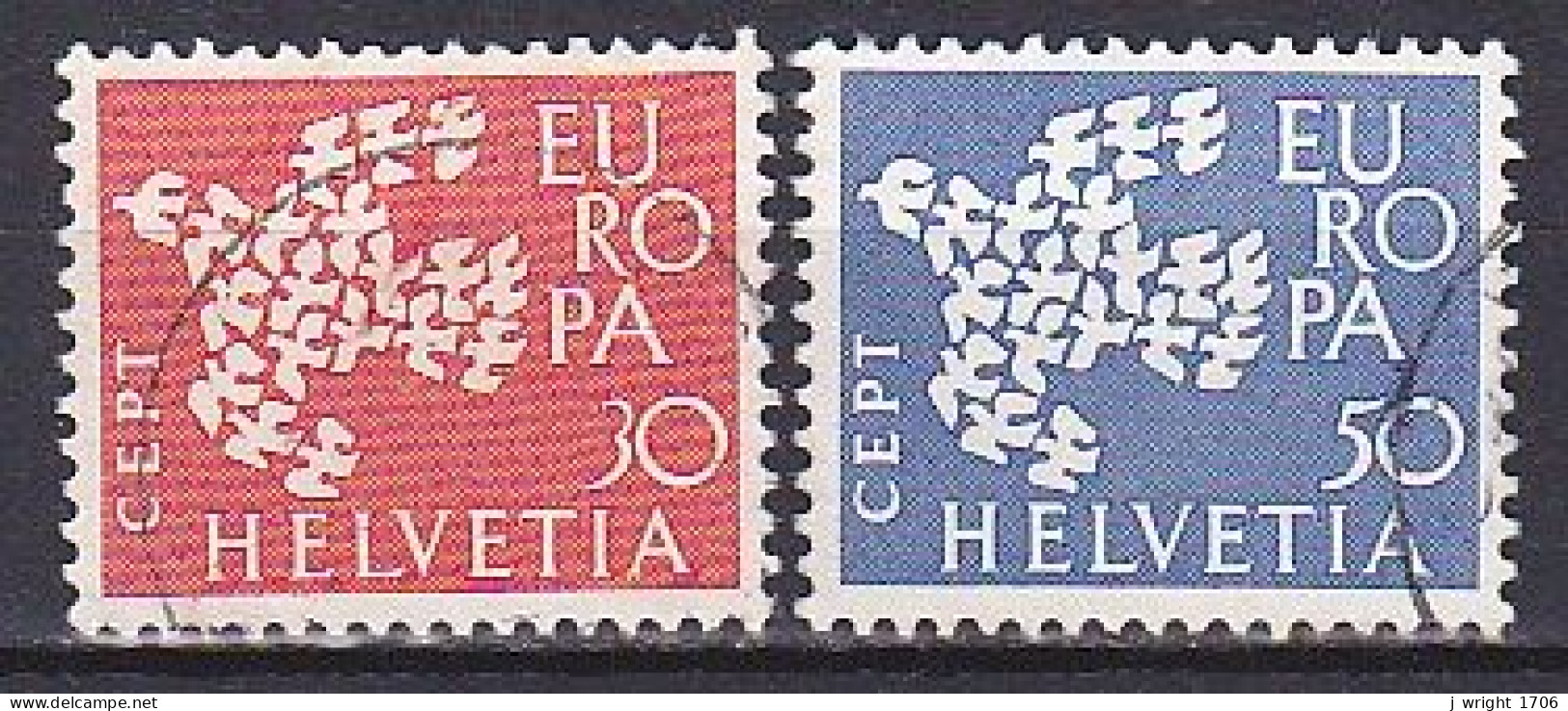 Switzerland, 1961, Europa CEPT, Set, USED - Used Stamps