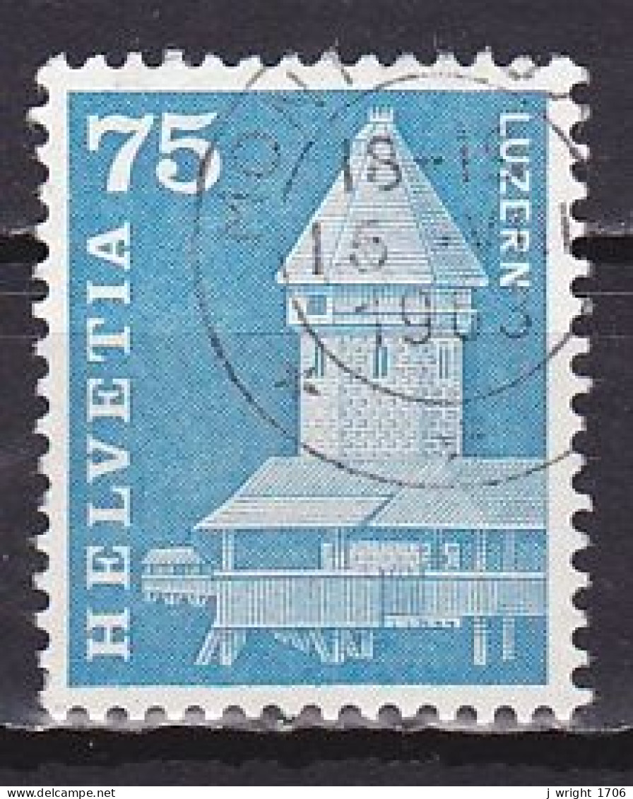 Switzerland, 1960, Monuments/Luzern, 75c, USED - Used Stamps