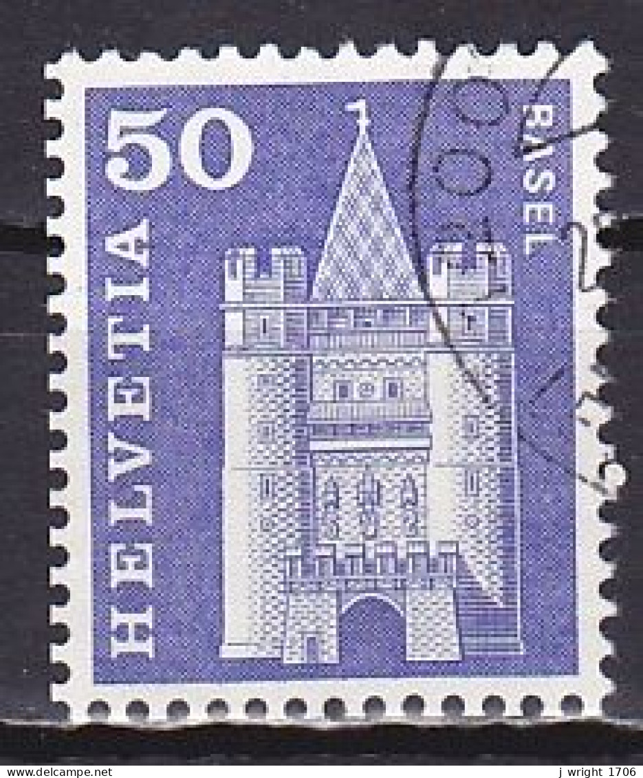 Switzerland, 1960, Monuments/Basel, 50c, USED - Oblitérés