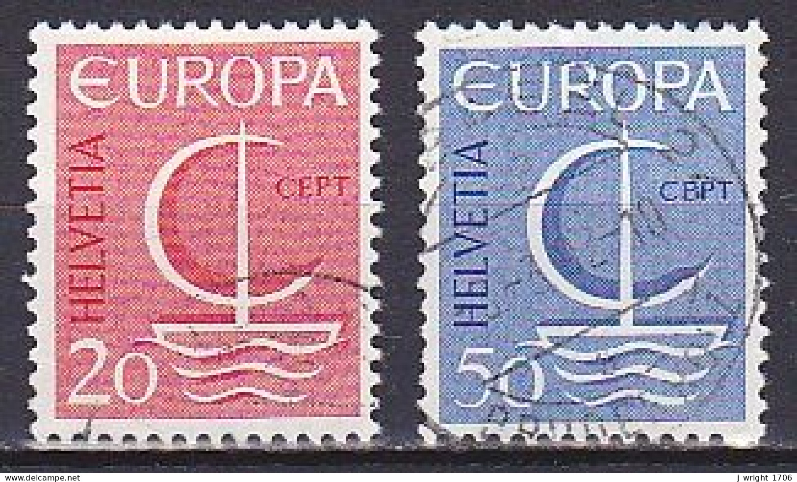 Switzerland, 1966, Europa CEPT, Set, USED - Gebruikt