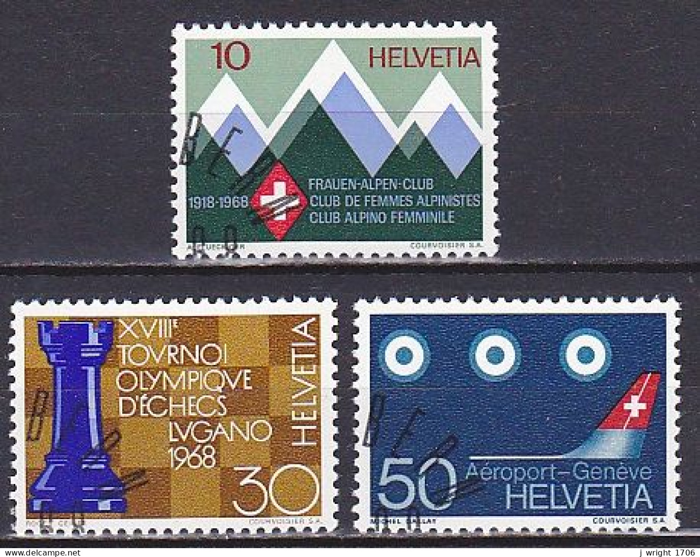 Switzerland, 1968, Publicity Issue, Set, CTO - Used Stamps