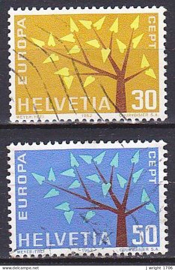 Switzerland, 1962, Europa CEPT, Set, USED - Gebruikt