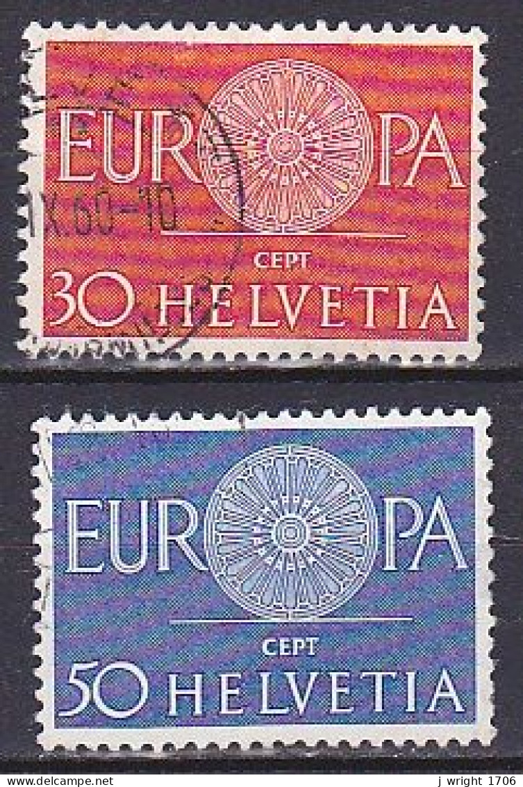 Switzerland, 1960, Europa CEPT, Set, USED - Gebraucht