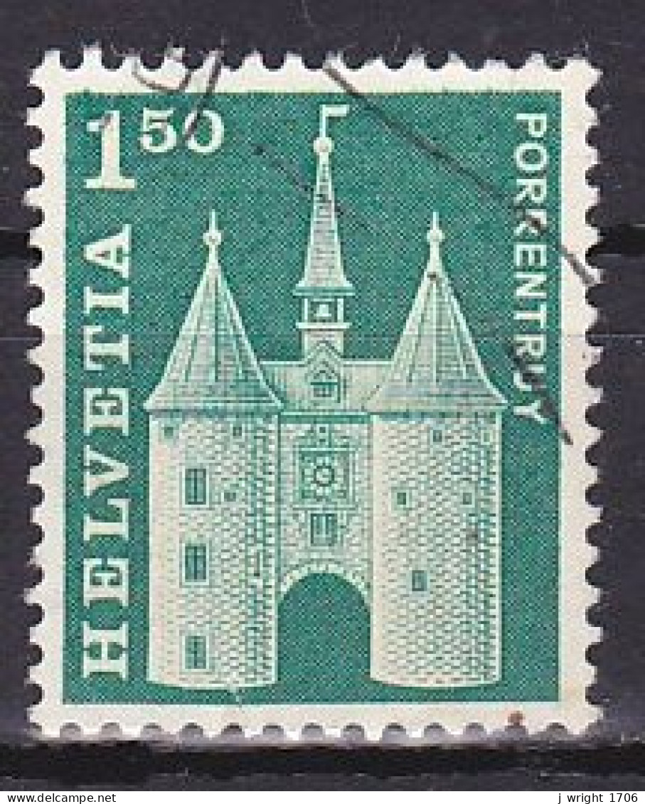 Switzerland, 1968, Monuments/Porrentruy, 1.50Fr, USED - Used Stamps