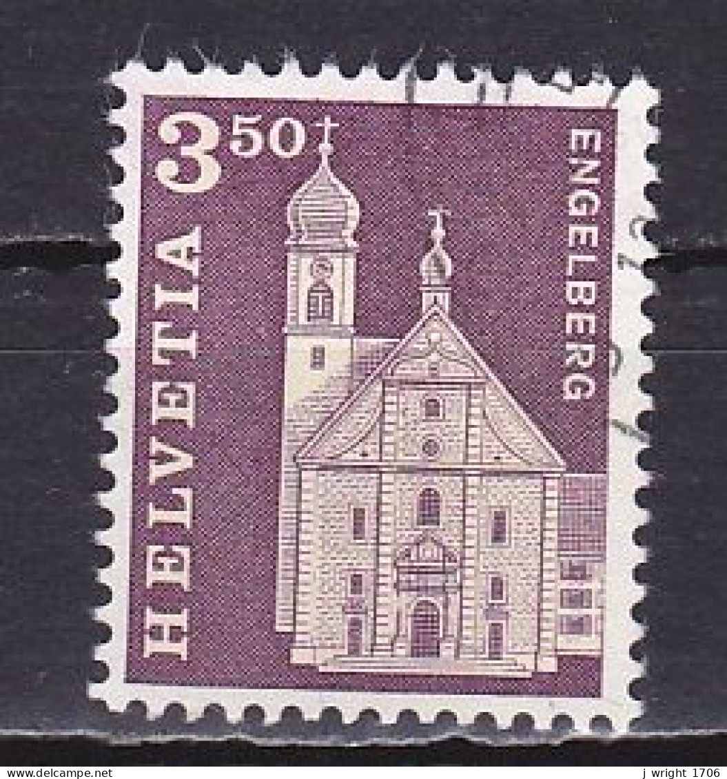 Switzerland, 1967, Monuments/Engelberg, 3,50Fr, USED - Usati