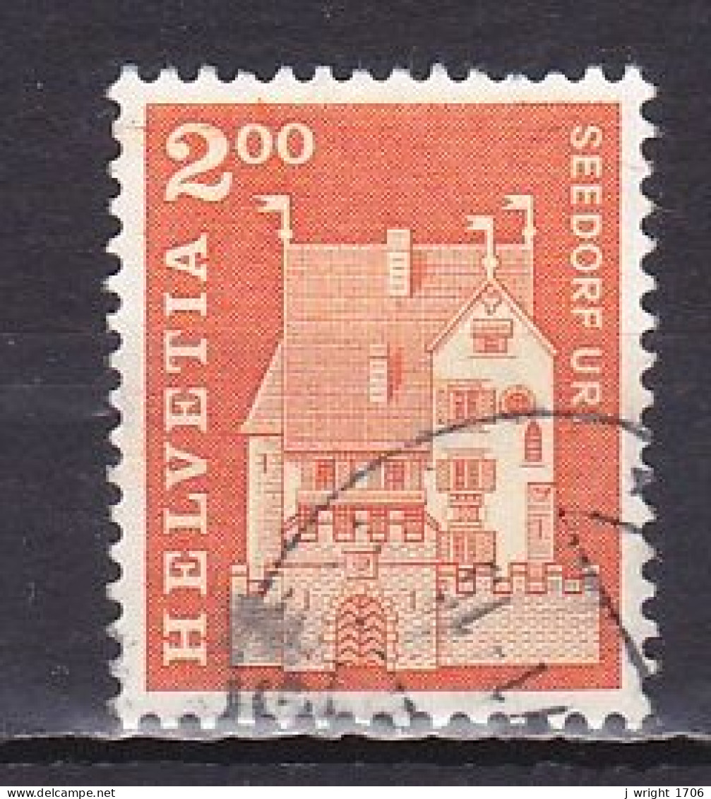 Switzerland, 1967, Monuments/Seedorf, 2.00Fr, USED - Gebruikt