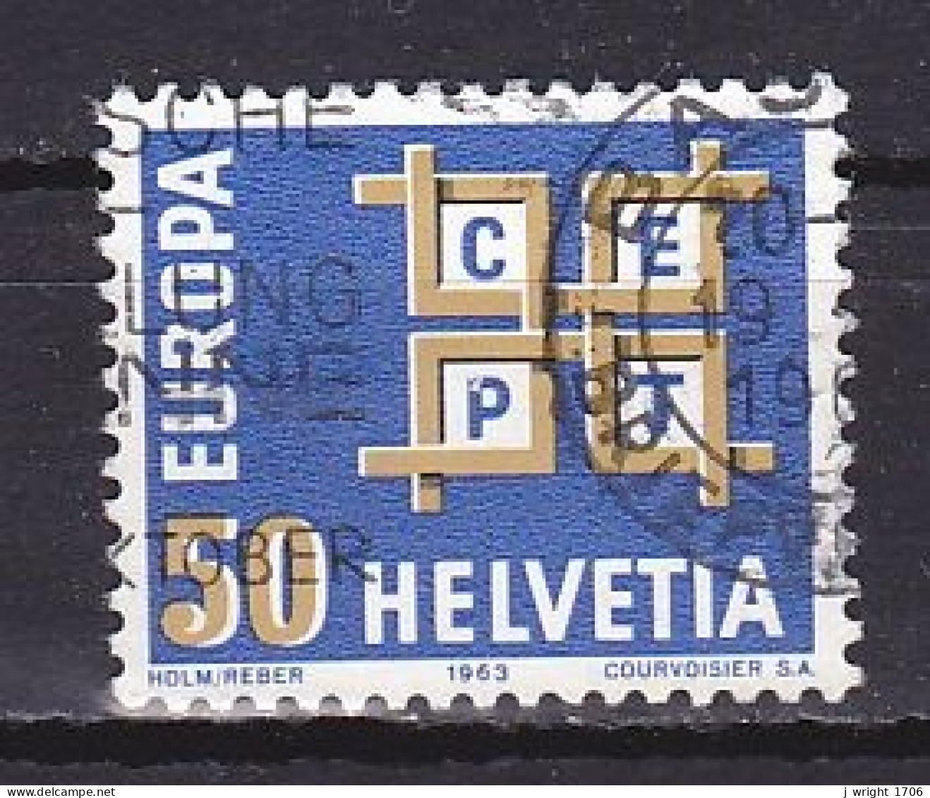 Switzerland, 1963, Europa CEPT, 50c, USED - Used Stamps