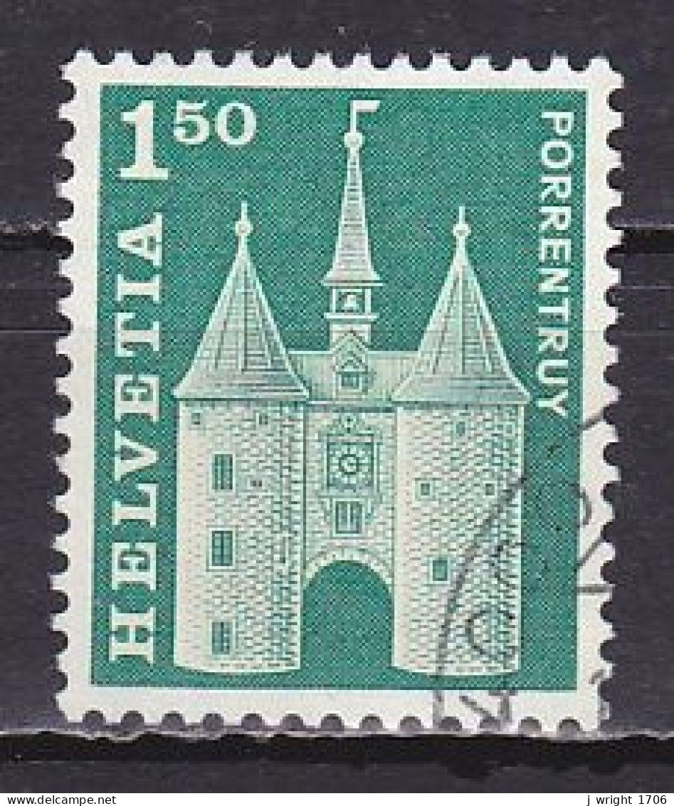 Switzerland, 1968, Monuments/Porrentruy, 1.50Fr, USED - Used Stamps