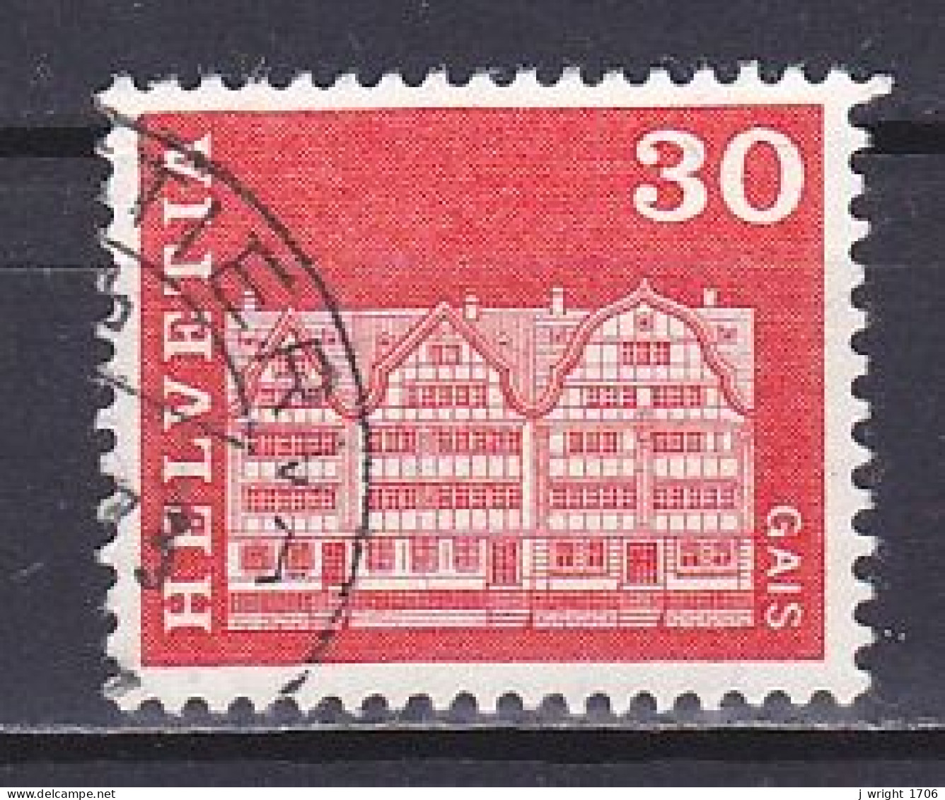 Switzerland, 1968, Monuments/Gais, 30c, USED - Gebruikt