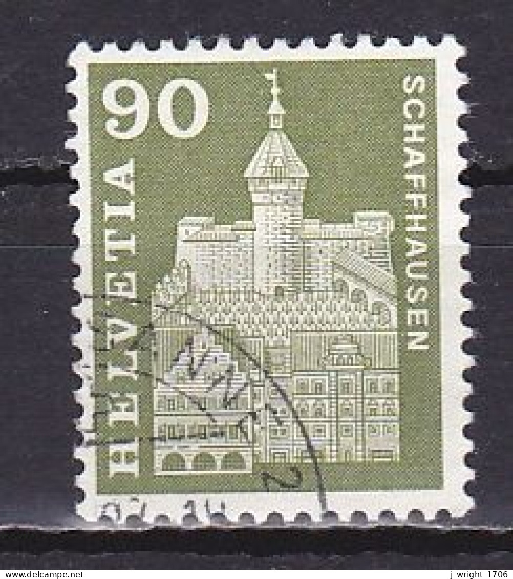 Switzerland, 1960, Monuments/Schaffhausen, 90c, USED - Oblitérés