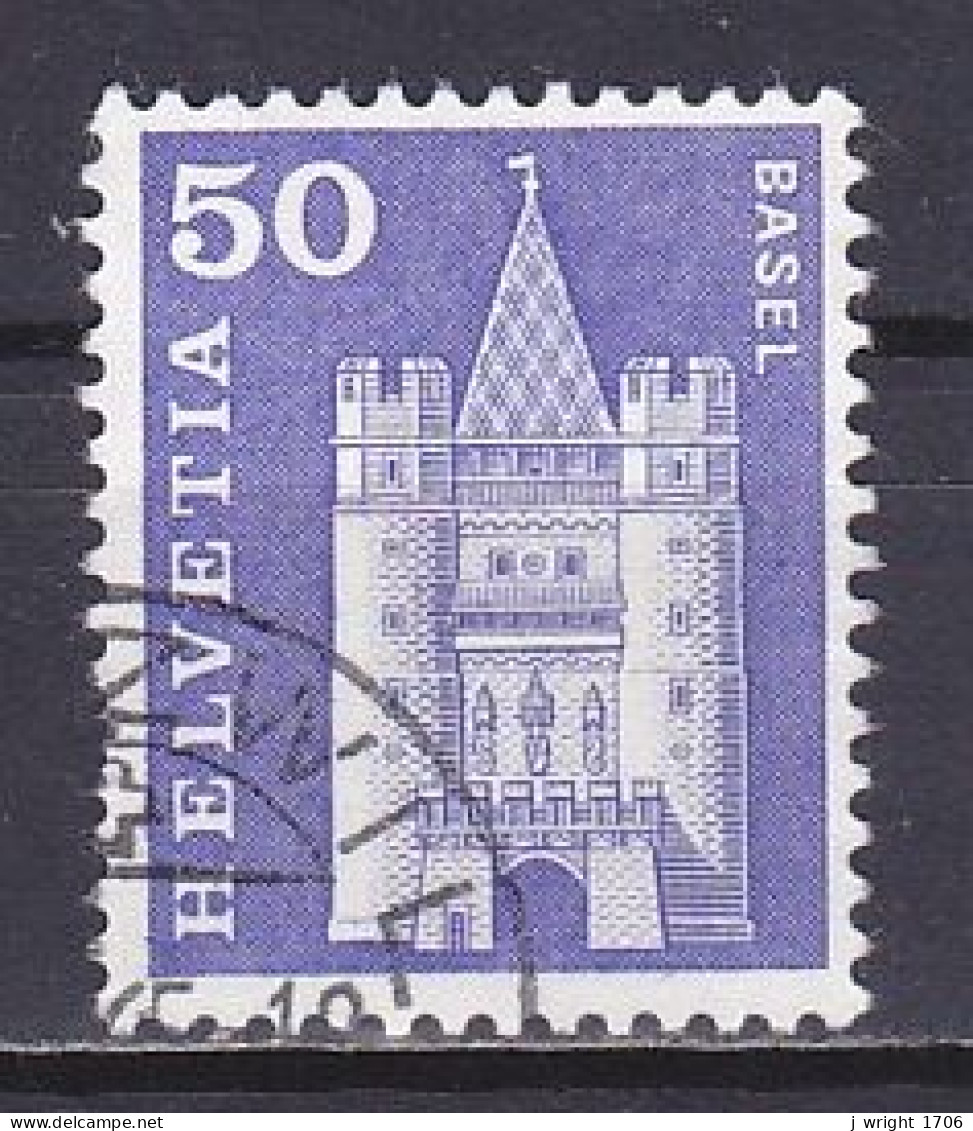 Switzerland, 1960, Monuments/Basel, 50c, USED - Usati
