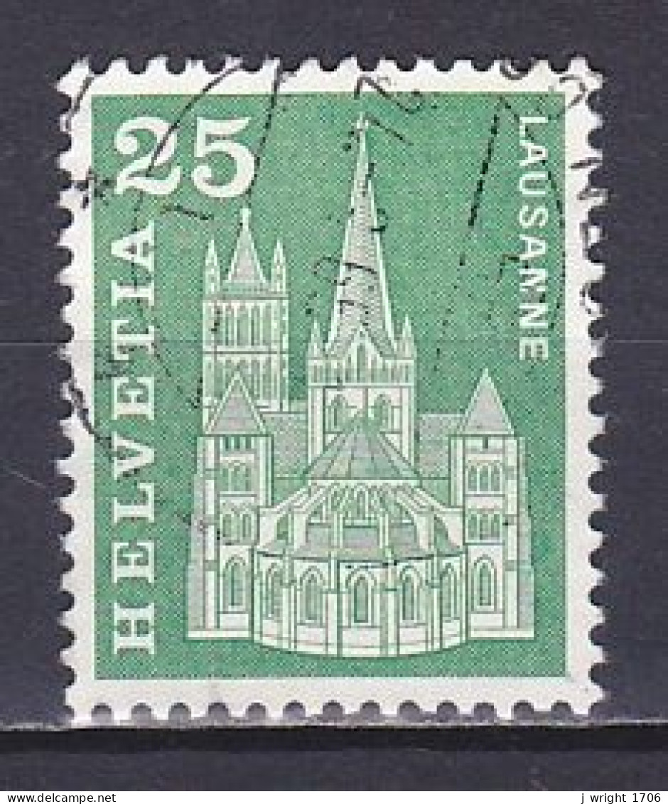 Switzerland, 1960, Monuments/Lausanne, 25c, USED - Oblitérés