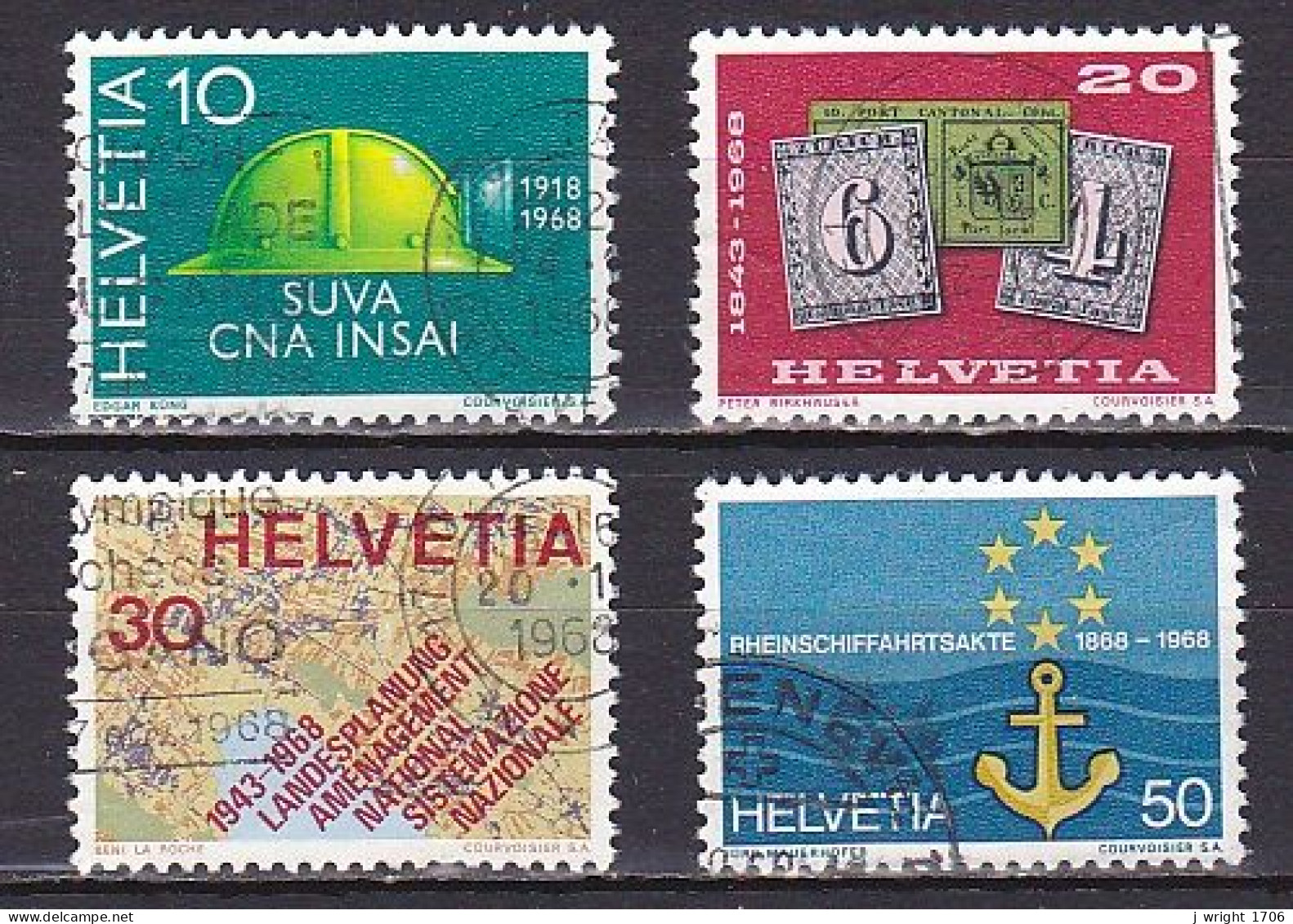 Switzerland, 1968, Publicity Issue, Set, USED - Usados