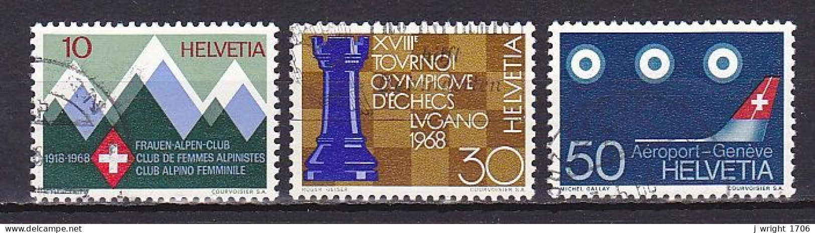 Switzerland, 1968, Publicity Issue, Set, USED - Oblitérés