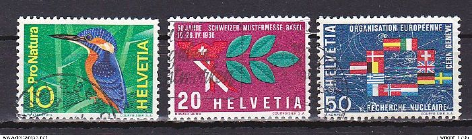 Switzerland, 1966, Publicity Issue, Set, USED - Oblitérés