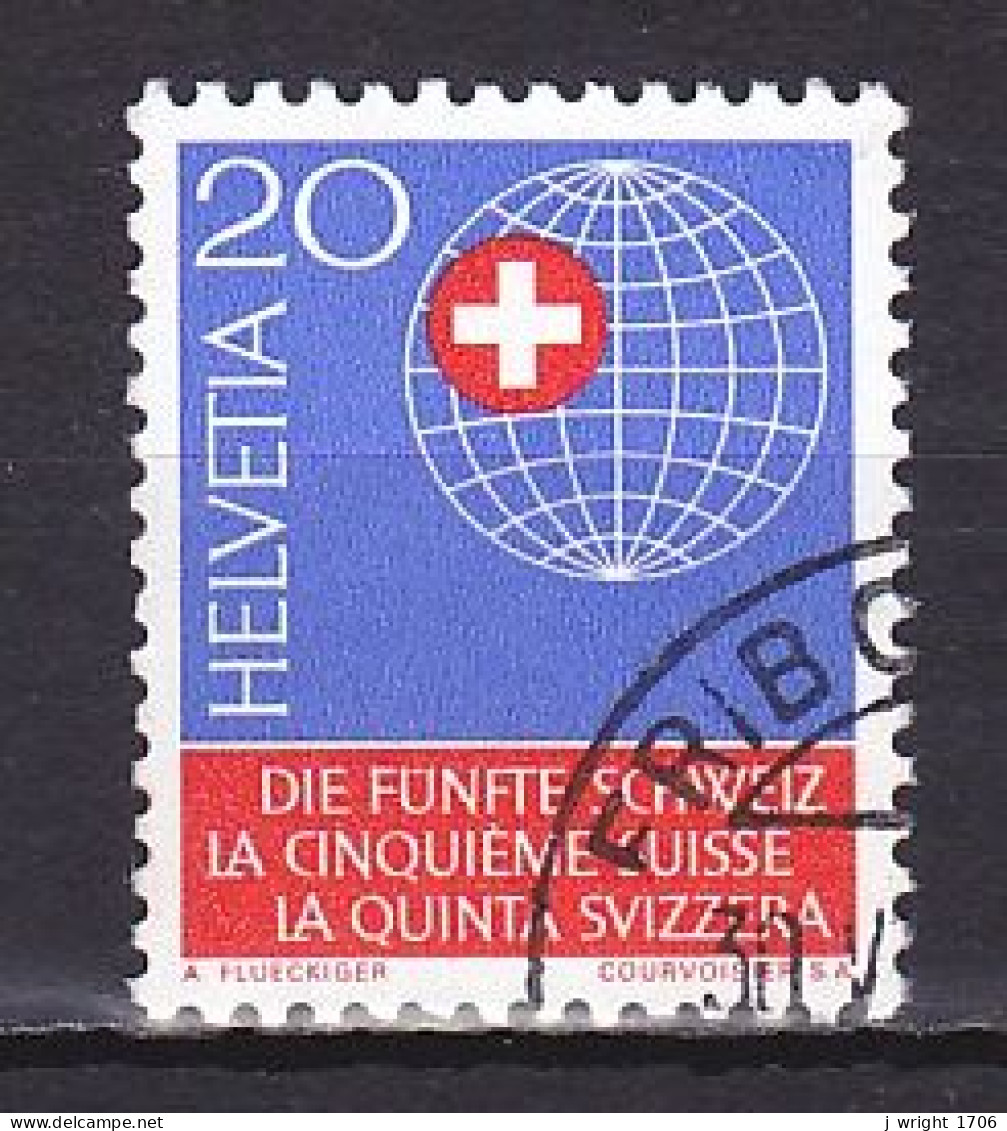 Switzerland, 1966, Society Of Swiss Abroad, 20c, USED - Oblitérés