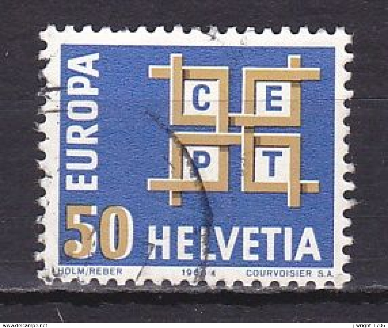 Switzerland, 1963, Europa CEPT, 50c, USED - Used Stamps