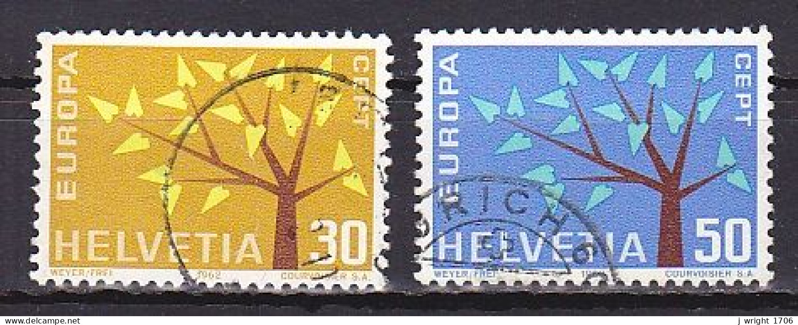 Switzerland, 1962, Europa CEPT, Set, USED - Usados