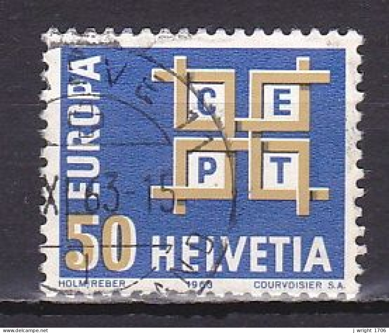 Switzerland, 1963, Europa CEPT, 50c, USED - Used Stamps