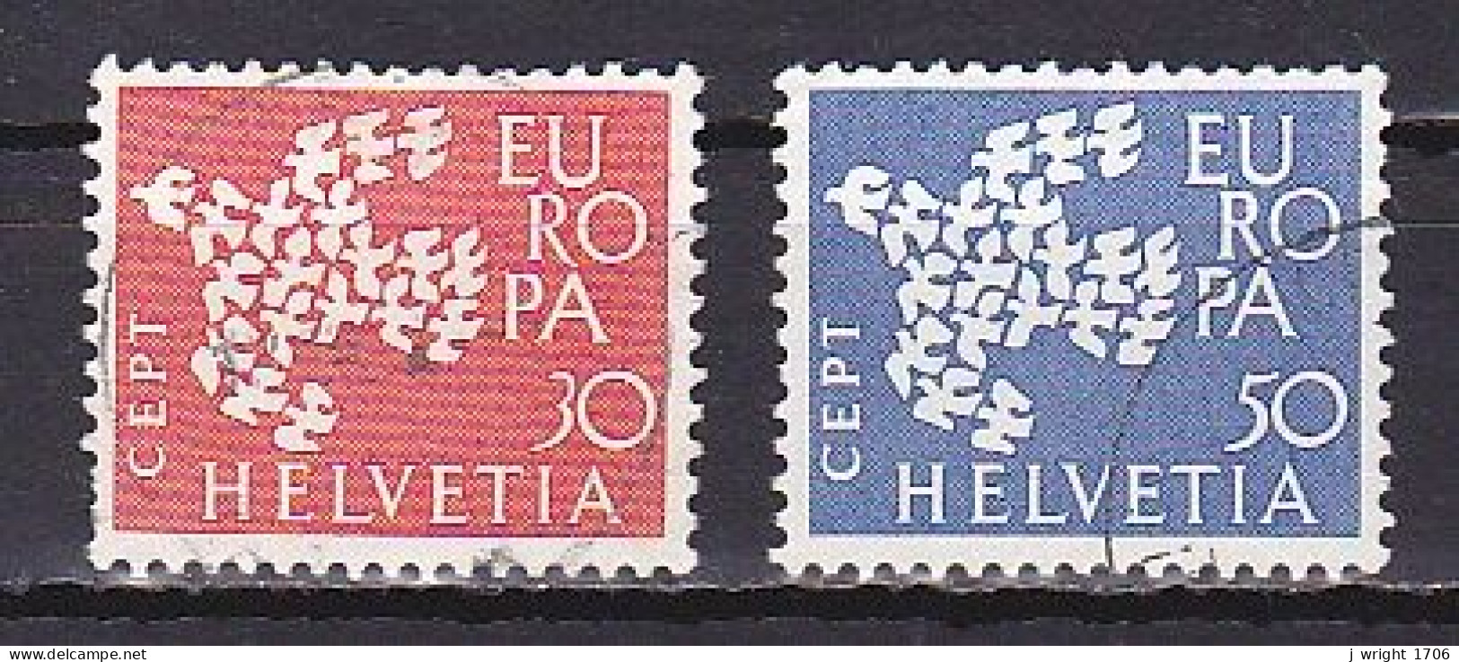 Switzerland, 1961, Europa CEPT, Set, USED - Gebruikt