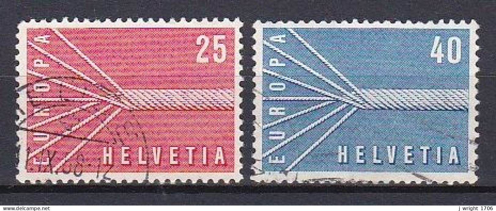 Switzerland, 1957, Europa CEPT, Set, USED - Oblitérés