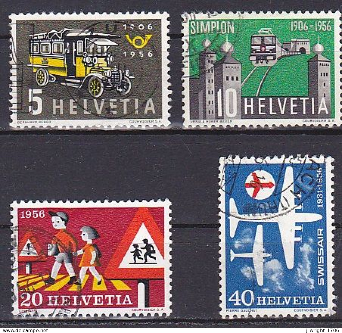 Switzerland, 1956, Publicity Issue, Set, USED - Used Stamps