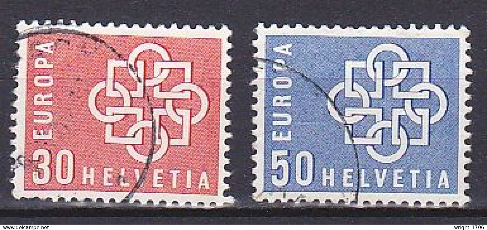 Switzerland, 1959, Europa Issue, Set, USED - Usados