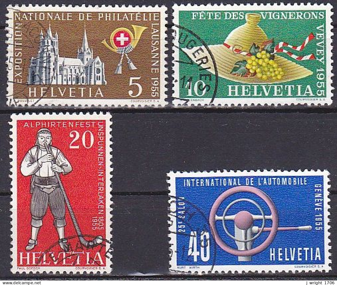 Switzerland, 1955, Publicity Issue, Set, USED - Used Stamps